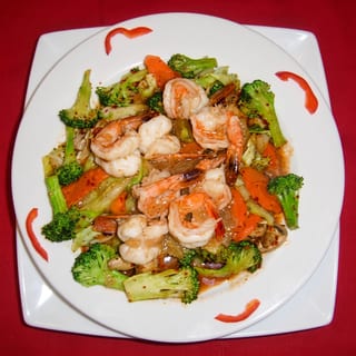 Thai's Garlic Prawns Rice Dish
